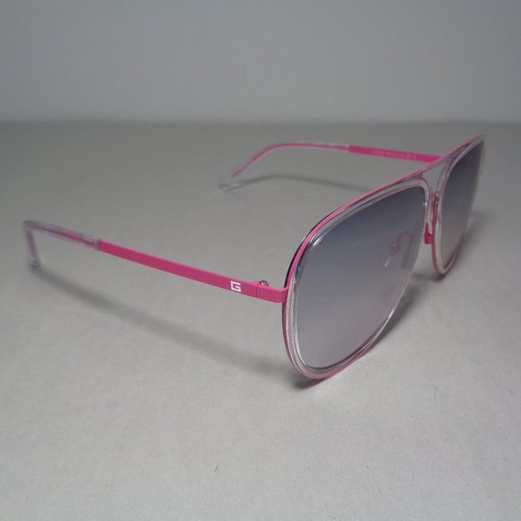 Guess GU6982 Shiny Pink New Women\'s Aviator Style Sunglasses main image 8